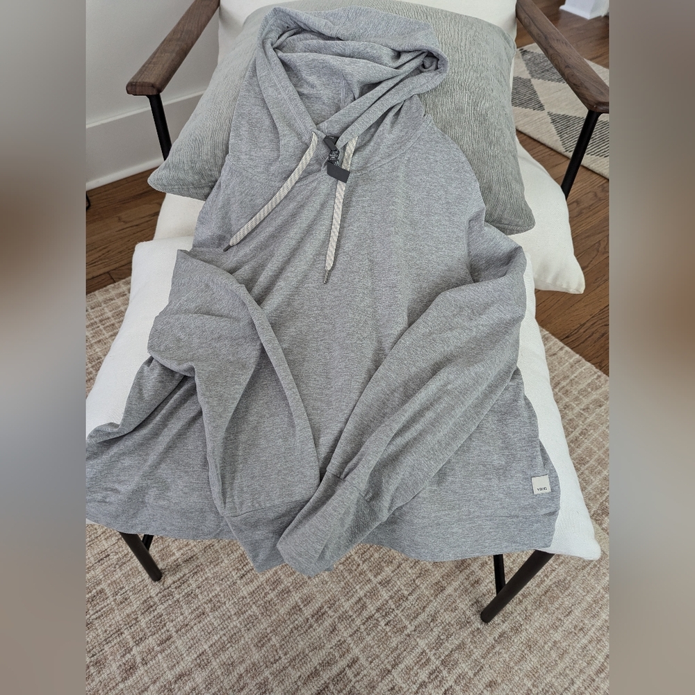 Vuori Hal Essentials hoodie - grey - sz XL